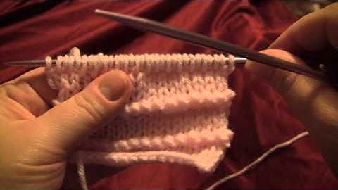 Knit Ridge Stitch
