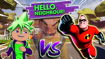 CHIPMUNK vs MR INCREDIBLE | Hello Neighbor Mod