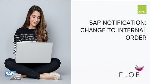 Notification email of change to internal order