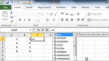 #01 Learn Excel 2010 Series-2 - Create Basic Formulas