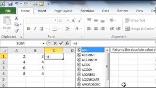 Famous #01 Learn Excel 2010 Series-2 - Create Basic Formulas Wealth