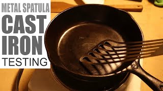 🍳What Really Happens When Using a Metal Spatula on Your Cast Iron Pan