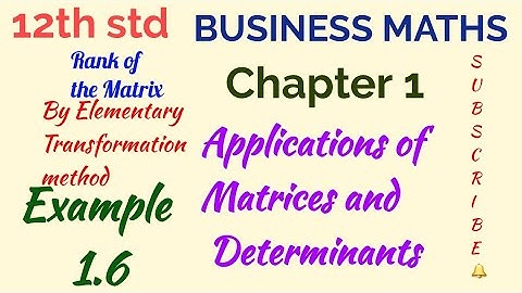 12th std/BUSINESS MATHS/Chapter 1/Applications of Matrices and Determinants/Example 1.6