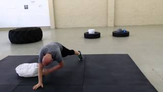 Sandbag Plank Pull