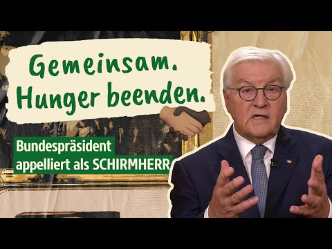 TOGETHER 🫱🏼‍🫲🏾 The Federal President calls for a WORLD WITHOUT HUNGER 💚 #ZeroHunger