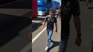 Antonelli in the Red Bull Ring paddock #kimiantonelli #mercedesf1 #antonelli #spielberg