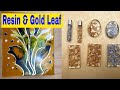 EPOXY RESIN USING GOLD AND SILVER LEAF - A must see