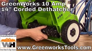 Sun Joe Dethatcher Joe Replacement Tines for AJ800E #GreenworksTools Electric Corded Lawn Dethatcher | Weekend Handyman