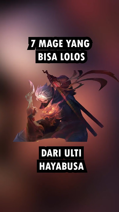 Hero ML Mage Midlaner yang bisa lolos dari Ultimate Hayabusa