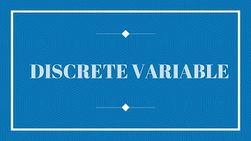 ELEMENTARY STATISTICS 2 ( SQQS1013 ) - DISCRETE VARIABLE