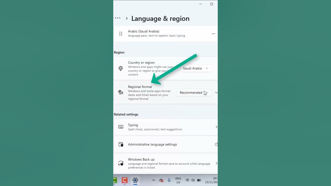 How to change time format 24 hours 12 hours in windows 11 windows11