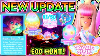 NATURE FAIRY CLASS OUT NOW IN ROYALE HIGH! (EGG HUNT) 10 New Accessories & Gameplay Changes! ROBLOX