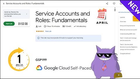 Service Accounts and Roles: Fundamentals | #2025 | #GSP199  |#qwiklabs |Solution