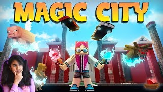 A NEW MAGIC CITY in Minecraft | A Minecraft Marketplace Map