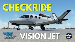 Vision Jet Full Flight Guide  Checkride  Flight FX Cirrus Vision Jet