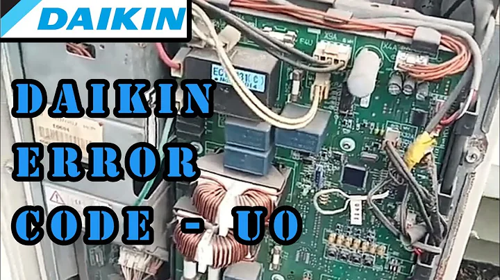 Daikin error code - U0. Refrigerant shortage and top up R410 gas and briefly tell how to top up gas