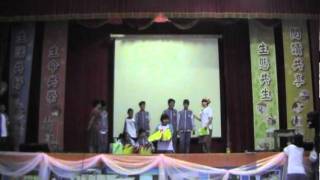 貢寮國中100年度防災話劇表演-702-實驗室災害
