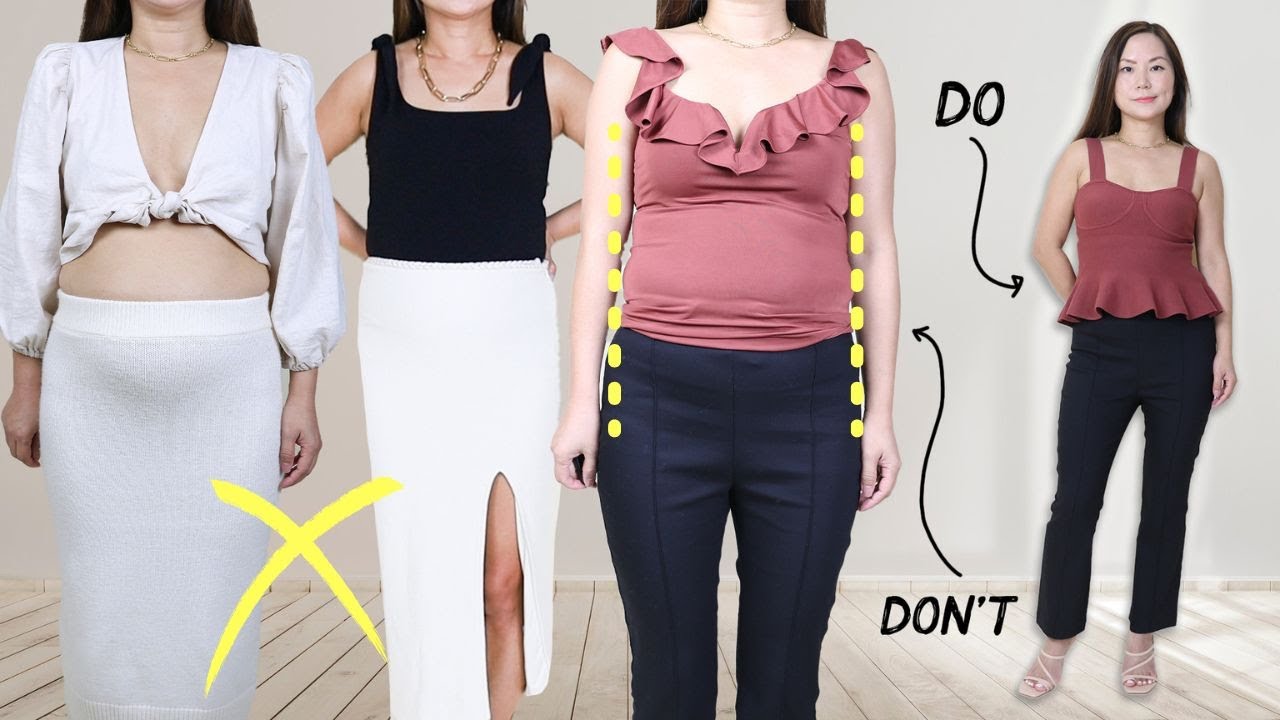Thick waist (or big tummy)? Here's 5 things you should NEVER wear 
