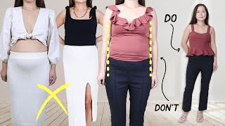 Thick waist (or big tummy)? Here's 5 things you should NEVER wear