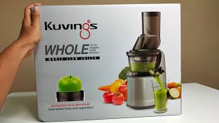 Kuvings B1700 240 Watt Cold Press Whole Slow Juicer Unboxing & Review -  Chatpat gadgets tv