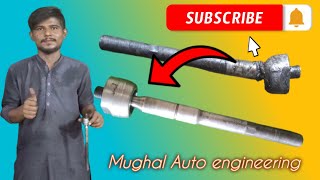 Toyota Steering rack End repairing || by Mughal Auto engineering #video #diy #handmade