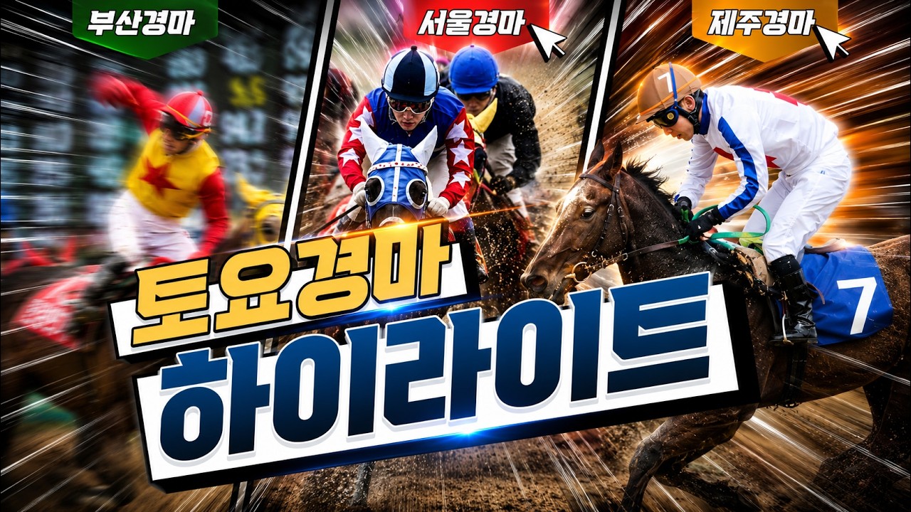 [경마] 2026년6월6일 토요경마(서울/제주) 결과 하이라이트