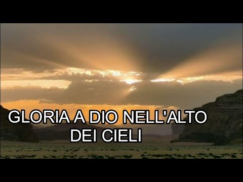 gloria a dio nellalto dei cieli testo