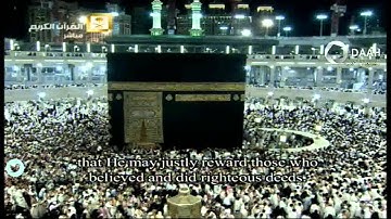 صلاة التراويح للشيخ سعود الشريم ليلة 10 رمضان 1436 -بتلاوة مختلفة (التوبة97 يونس25)كاملة