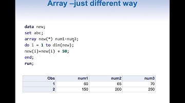 Splitting single variable into multiple variables in SAS using SAS Arrays.