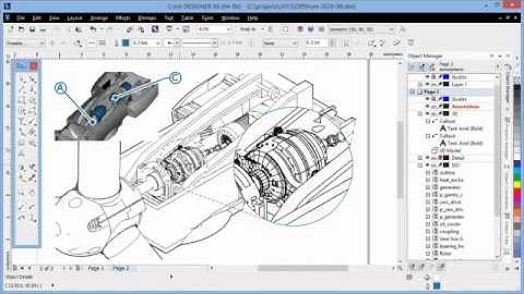 Tutorial CorelDRAW Annotating with callouts in Corel DESIGNER X6