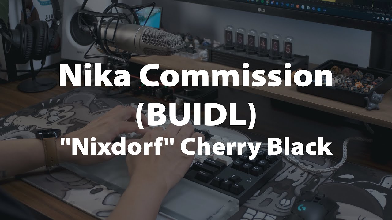 Nika TKL Commission (BUIDL) w/ "Nixdorf" Cherry MX Black | GMK x ESA-3000 HASR0 | Typing ASMR