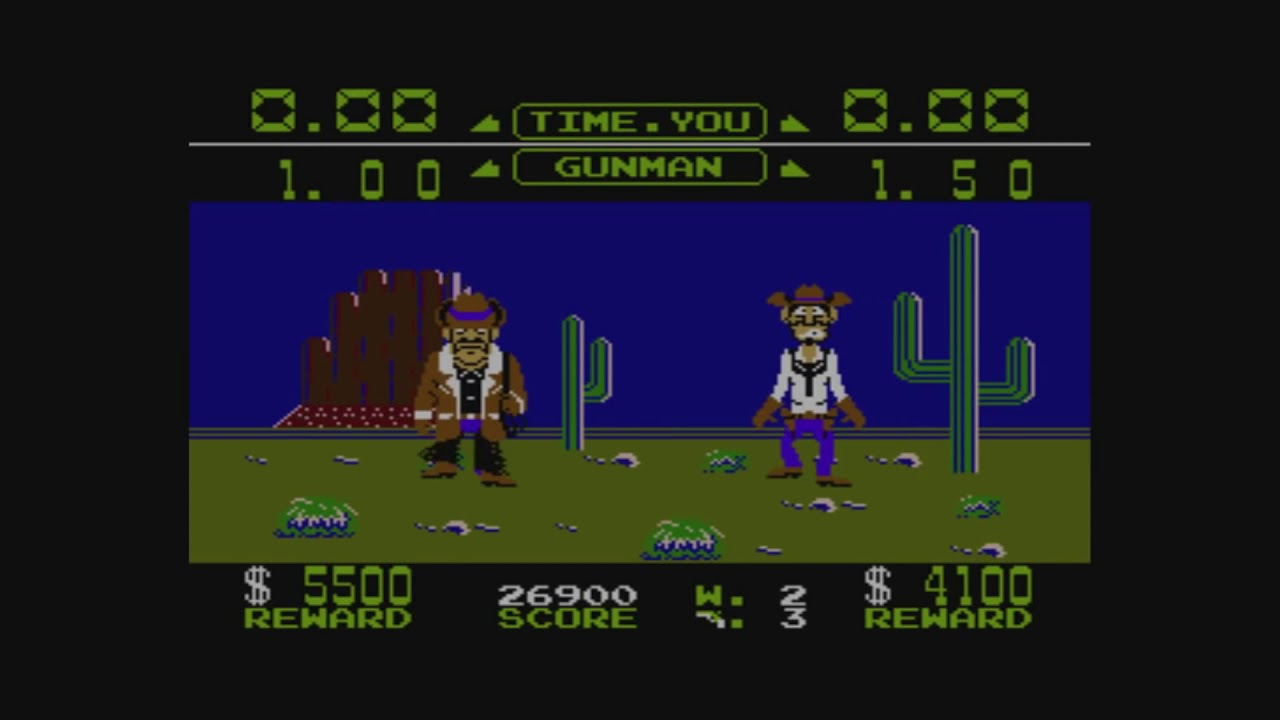 TRAILERS DE GAMES WILD GUNMAN - 1985 - NINTENDO - YouTube