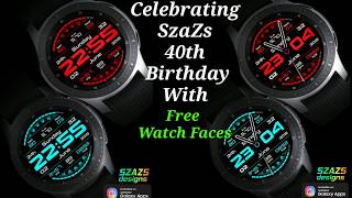 FREE Galaxy Watch/Gear S3 Digital Fitness Watch Face Review screenshot 3