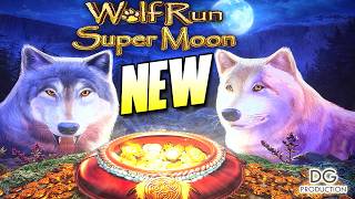 ‼️NEW WOLF RUN? SHOULD I RUN FROM THIS SUPER MOON SLOT MACHINE LAS VEGAS CASINO GAME MGM IGT GAMING screenshot 2
