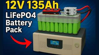 Safely Build a 12V 135Ah LiFePO4 Battery Pack – DIY Step by Step! | 12v Battery Tutoria |