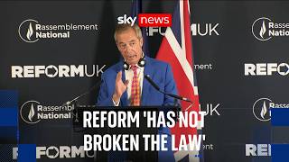 Farage dismisses foreign donations claims as 'loose pub talk' screenshot 1
