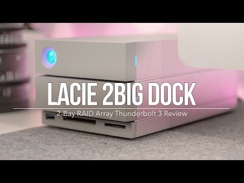 LaCie Thunderbolt 3 2Big Drive and Dock RAID Review
