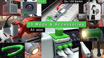 Ik heb UNIEKE mods geïnstalleerd en getest op mijn Bambu Lab A1 Mini — Mijn eerlijke beoordeling!...