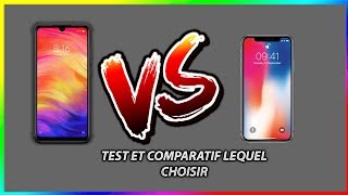 Redmi Note 7 Pro vs iPhone X Speed Test et comparaison