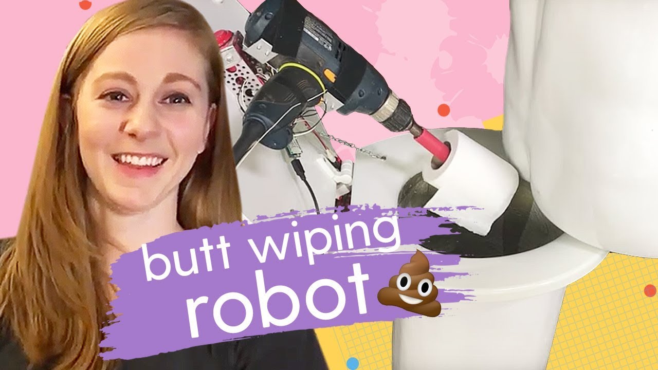 Diy Robot Butt Wiping Machine Scrappy Robots With Simone Giertz