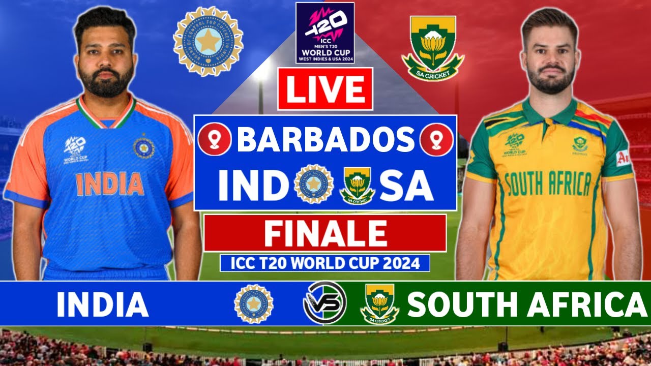 India v South Africa Live | IND vs SA Final Live | ICC T20 World Cup
