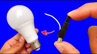 Not many people know, An amazing way to repair LED bulbs