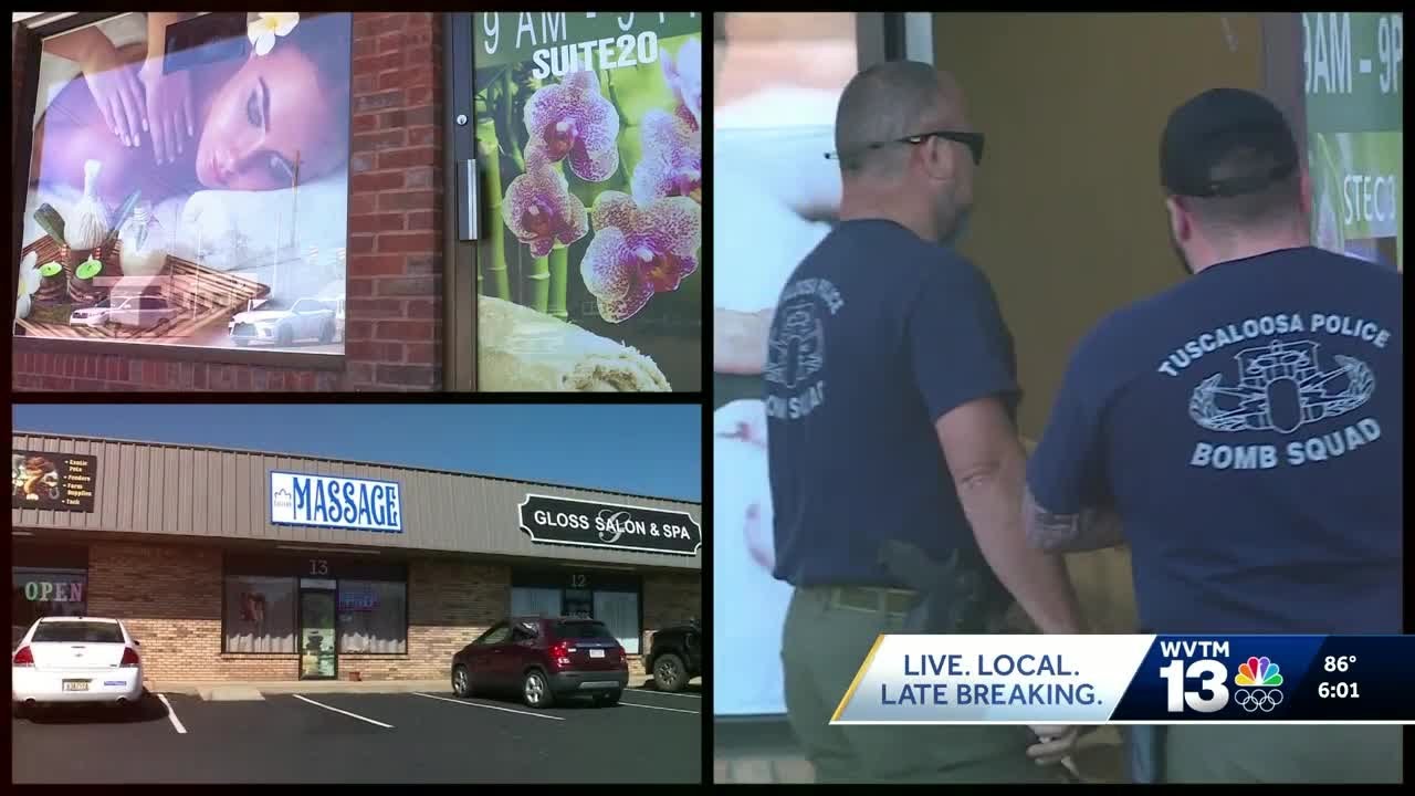 3 massage parlors raided in human trafficking, prostitution sting