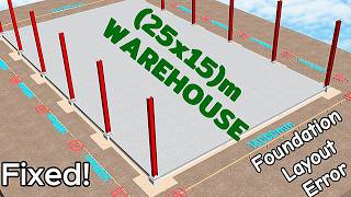 How to SET OUT Foundation for STEEL COLUMNS |Foundation Layout
