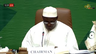 OPENING CEREMONY: Adama Barrow Chair of the 15th Session of the Islamic Summit Conference