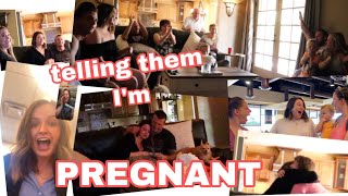 Telling my husband, family, & friends I'm PREGNANT!