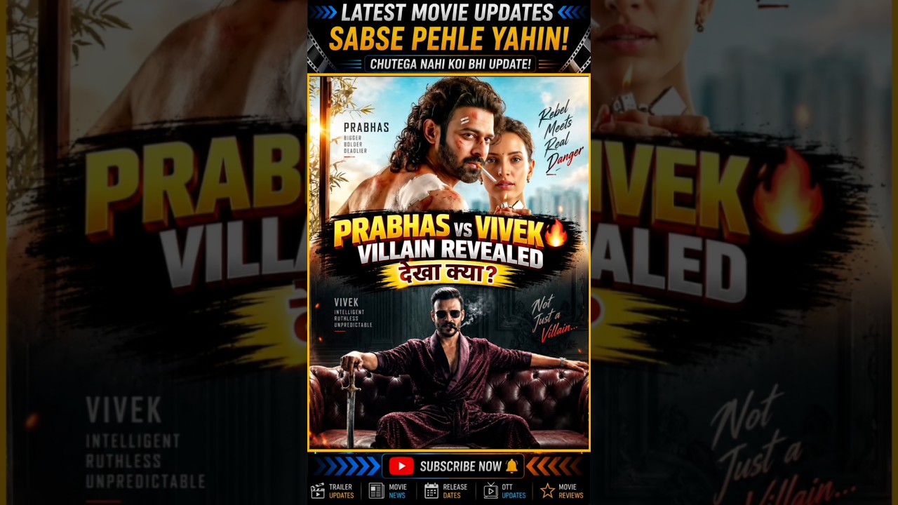 Spirit (2027) Movie Hindi Dubbed Villain Update | Prabhas | Vivek Oberoi | Movie News | South Movie