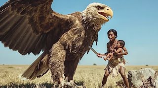 Life 30,000 Years Ago | hungry eagle attacked on prehistoric baby 🦅😟