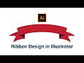 Professional Ribbon Logo Design Tutorial | Illustrator Urdu/Hindi