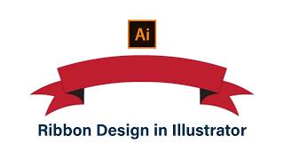Professional Ribbon Logo Design Tutorial | Illustrator Urdu/Hindi
